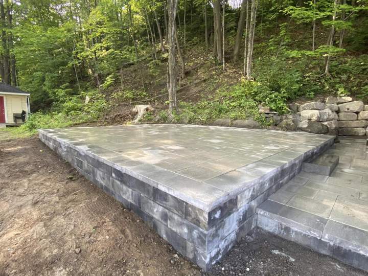 Espace extérieur finalisé Stoneham