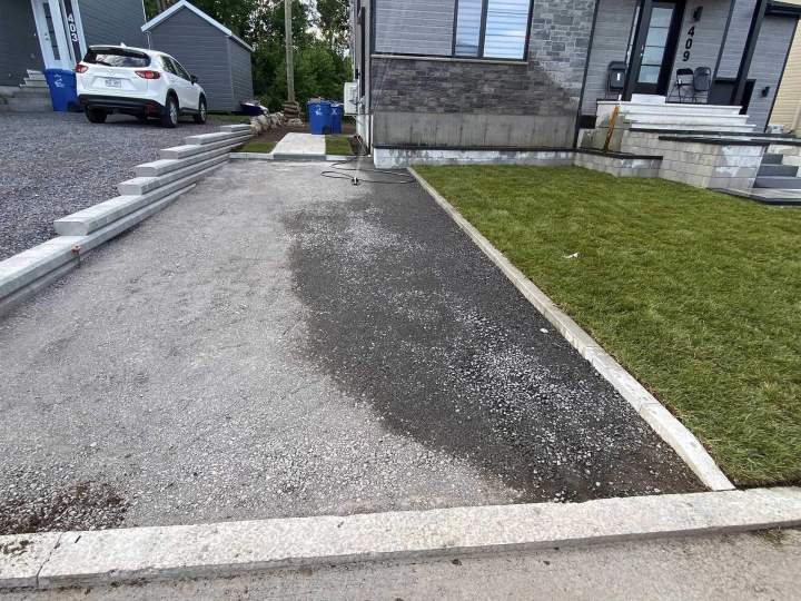 Asphaltage de stationnement Stoneham 