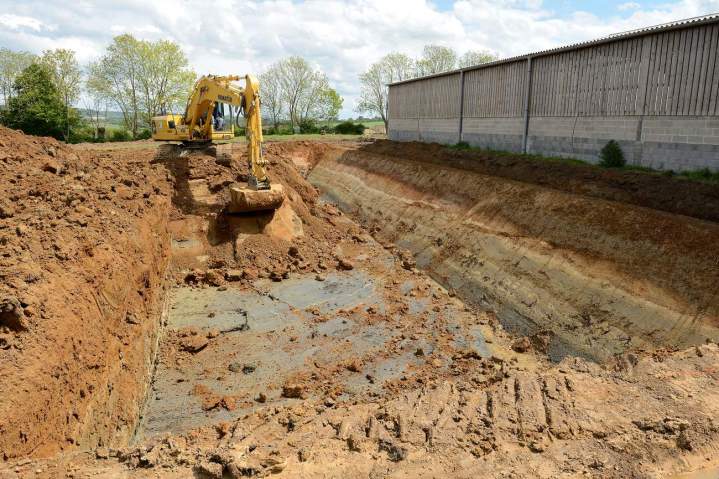 Travaux de terrassement, Lévis